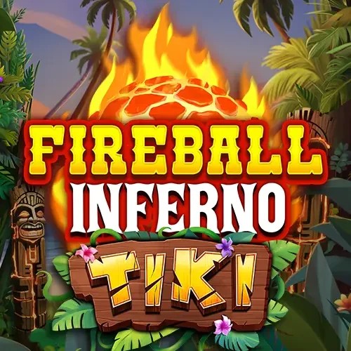 Fireball Inferno Tiki slot icon by NetEnt, available at Mahti Casino