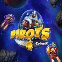 Pirots 4 slot logo by ELK Studios at Mahti Casino
